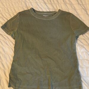 Old Navy Olive Crewneck Tee